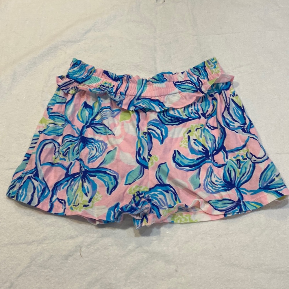 Lily Pulitzer Girls Size L Ruffled Shorts